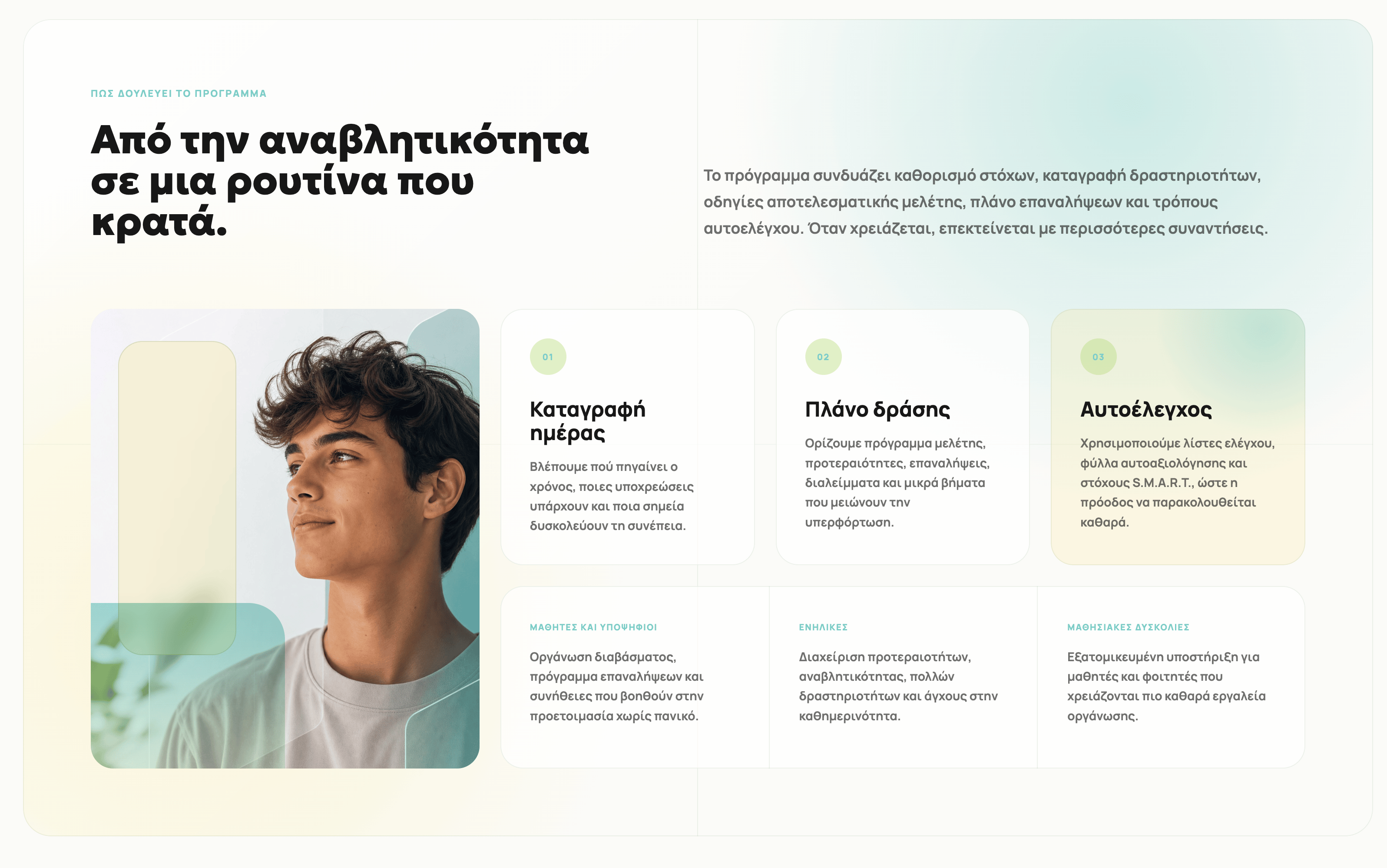 About Career planning-program interface